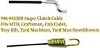 946-04230B Auger Clutch Cable for Cub Cadet Troy-Bilt & MTD Snow Blower 746-04230, 746-04230B, 946-04230, 946-04230A (2-Pack)