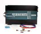WZRELB Pure Sine Wave 2000 Watt (4000W Surge) 48V Power Inverter DC to 120 AC 60Hz,Off-Grid Solar Back Up Power