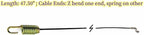 946-04230B Auger Clutch Cable for Cub Cadet Troy-Bilt & MTD Snow Blower 746-04230, 746-04230B, 946-04230, 946-04230A (2-Pack)