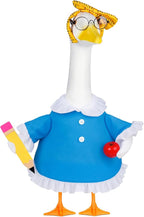 Back to School Porch Goose Outfits 23"/ 17'' Lawn Goose Teacher Clothes Cemment Geese Costume Garden Yard School Classroom Decor