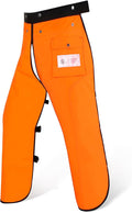 Chainsaw Chaps Apron Wrap 8-layer for Men/Women Loggers Forest Workers Protective Chain Saw Pants Adjustable