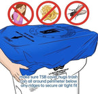 32 Gallon Trash Can Cover Odor Eliminating Bag with Elastic Band Lemon Scented Durable Chemical Free 1 Cover