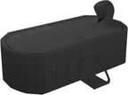 59''Portable insulated bathtub, Ice Bath Tub for Athletes, Inflation-free bathtub for shower, Ice Plunge Tub with Cover, Baths at Home & Outdoor（with Cover）
