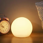 LED Globe Orb Light, 6-in LED Light Ball for Kid, 16 Dimmable Colors & 4 Modes Light Up Ball Mood Lamp w/Remote, Rechargeable Orb Night Lights Waterproof Outdoor Globe Lights for Home/Nursery/Party