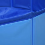 Foldable Dog Swimming Pool, Foldable Pet Swimming Pool, Portable Dog Pool, Bath Pool Collapsible Dog Pet Pool Bathing Tub, 31.5"x7.9" PVC Blue