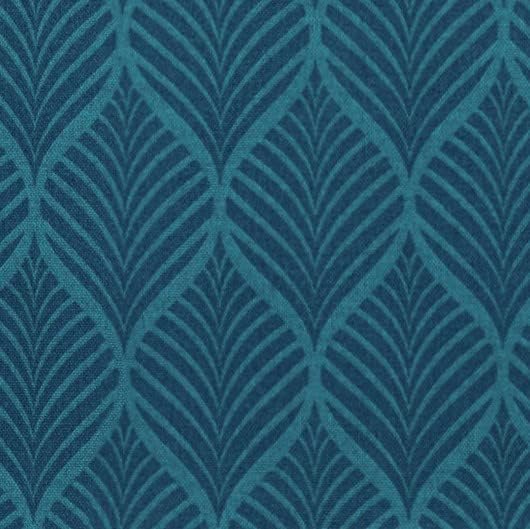 RSH DECOR: Square Throw Pillows Set of 2 | 17” x 17” | All-Weather Spun Fabric | Water and Fade-Resistant | Outdoor Accent Pillows for Patio Furniture | Fenbrook Blue
