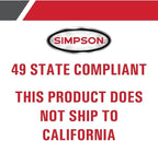 Simpson Cleaning ALWB60825 Aluminum Gas Pressure Washer Powered by Simpson, 4400 PSI at 4.0 GPM 60825