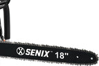 SENIX 18" Gas Chainsaw 49cc Gas Powered Chainsaws, Cordless Chain Saw for Wood Cutting and Tree Trimming, Loop Handle, CS4QL-L1