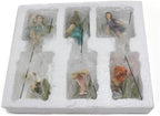 Miniature Fairies Figurines (6pcs) - Decor for Outdoor & Indoor Gardens & Homes, Vintage Resin, Lovely