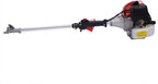 Handheld Sweeper 52CC 2 Stroke Gasoline Power Sweeper Outdoor Sweeping Broom 2.3HP Walk Behind Sweeper Cleaner 23.5'' Turf Lawns Driveway Grass Sweeping Cleaning Tool