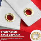 American Flag 3X5 | Heavy Duty American Flags 3x5 |600D Polyester Material USA Flag - Allegiance Flags For Outside 3x5,With Embroidered Stars and Sewn Stripes,Tearproof All-Weather Outdoor Flag.
