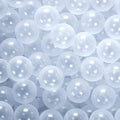 PlayMaty Clear Ball Pool Pit Balls - 100pcs Phthalate Free BPA Free Plastic Ocean Balls for Kids Fun Toys for Playhouse Play Tent Playpen Pool (Φ2.16)