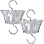 Ant Moat for Hummingbird Feeder - 3 OZ x 2 Pack Clear Insect Guard with Large Capacity