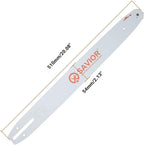 Savior 18 Inch Chainsaw Guide Bar and Chain Combo, 3/8" LP Pitch .050" Gauge 62 Drive Links Replace Oregon 180SDEA041 39272 Guide Bar, Fits Poulan Ego Greenworks Echo Kobalt and More (3 Chains+ 1 Bar)