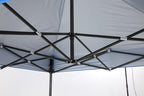 COBIZI 6.6x6.6 Pop Up Canopy Without Sidewall,Heavy Duty Canopy UPF 50+ All Season Wind Waterproof Commercial Outdoor Party Tents for Parties Canopy Gazebo with Storage Bag(6.6 x 6.6 ft Blue)