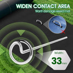 200pcs Landscape Fabric Pins, Bold 8 Gauge Galvanized Steel Garden Staples, Tent Stakes Landscape Fabric Staples Yard Stakes for Decoration Weed Barrier (6in X 200)