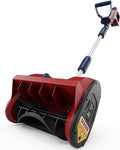Mellif Cordless Snow Shovel, 12-Inch Brushless Snow Blower Compatible with Milwaukee 18v Battery, Lightweight with Adjustable Chute, Weather-Resistant