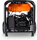 Generac 6,875 Starting Watt Portable Gas Generator - Electric Start - Home Backup or RV Ready - Heavy Duty Frame - Quiet, Long Runtime, Emergency Power - 50-State Compliant