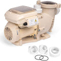XtremepowerUS 1.5 HP Variable Speed Swimming Pool Pump 230V, In-Ground Pool, 6,660 GPH High Performance Max 1.75HP