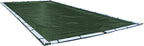 Robelle 12 x 24 ft Heavy Duty Green Winter Pool Cover for Inground Pools, 5 ft Overlap (17 x 29 ft Cover Size), Solid 8 x 8 Scrim, 2.36 oz/yd2, 10-Year Warranty, Style: 321224R