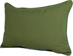 Comfort Classics 22W x 14D x 4H Sunbrella Outdoor Lumbar Pillow Inc. Made in USA (Palm)