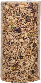 JCs Wildlife Bugs, Nuts and Berries Premium Bird Seed Small Cylinder with Hole, 1.5 lb (1 Cylinder)