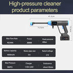 Cordless Pressure Washer, 980PSI Brushless Motor Portable Pressure Washer with 2 x 4.0Ah Batteries, LED Touch Screen, 6-in-1 Nozzle for Watering, Cleaning, Car Washing, Floor Washing