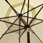 EliteShade USA 10-Year-Non-Fading 10Ft Market Umbrella Patio Umbrella Outdoor Table Umbrella with Ventilation, Natural
