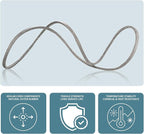1/2 x 96.5 Mower Deck Belt 754-04060 954-04060,Kevlar Mower Belt for Troy Bilt Bronco Cub Cadet LTX 1042 42 Inch MTD 954-04060B 954-04060 754-04060B 754-04060 754-05056 (754-04060)