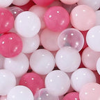 TRENDPLAY Plastic Balls for Ball Pits 2.2 Inch, Pack of 50 100 200 500 Hollow Balls, Perfect for Toddler Baby Pools,Party,Festival Decoration
