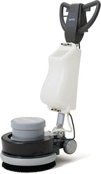 17" Heavy-Duty Weighted Floor Buffer Polisher Machine – 1500W, 154 RPM Commercial Scrubber with Removable Weights – Includes 3.5 Gal Tank, 2 Brushes & 3 Pads – Strip, Buff, Scrub & Polish Floors