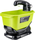 Salt Spreader for Ryobi 18V Battery, Handheld Power Spreader for Seeds, Fertilizer, Year-Round Coverage for Grass Seeds, Rock Salt, and ice melt Seasons. (Tool only)
