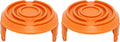WA6531 Trimmer Spool Cap Covers for Worx WG150 WG151 WG152 WG153 WG154 WG155 WG156 WG157 WG160 WG163 WG165 WG175 WG180 String Trimmers Weed Eater (2/Pack)
