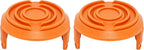 WA6531 Trimmer Spool Cap Covers for Worx WG150 WG151 WG152 WG153 WG154 WG155 WG156 WG157 WG160 WG163 WG165 WG175 WG180 String Trimmers Weed Eater (2/Pack)
