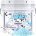 Ice Melt for Snow Pet Friendly - Fast Acting Magnesium Chloride Ice Melt Salt, Snow Salt 45lb Bucket with Scoop