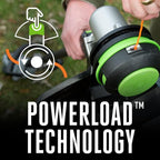 EGO POWER+ String Trimmer, Battery Powered, 15" Trimmer for Weeds and Grass with POWERLOAD and Carbon Fiber Split Shaft, Includes 56V 2.5Ah Battery and Charger - ST1521S