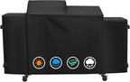 ZBXFCSH Heavy Duty 600D Polyester Cover Compatible with Pit Boss Charleston 1020 Pellet Grill Gas Griddle Combo PB1020NX Wood Pellet Grill with Handles, All Weather Protection Waterproof Cover