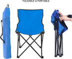 ZONEMEL Portable Sauna Chair, Fast Folding, Ideal for Sauna, Fishing, Lightweight Compact Backpack Chairs, Bule