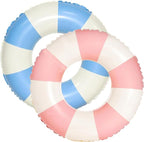 2 PCS Inflatable Pool Floats for Swimming Pool Party Lake Beach Adults - Floaties Pool Tubes Swim Rings Tubes Floaties for Beach Pool Party Decorations