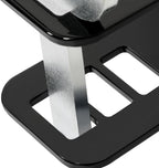 ECOTRIC 4 Place Trimmer Rack Holders for Landscape Truck Trailer Enclosed w/4 Locks Weed Eater Carrier Black Steel Pair