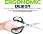 Hydroponic 2-Pack Bonsai Scissors and Plant Trimming Shears Set - Stainless Steel Pruning Shears for Indoor Gardening, Succulent Harvest, and Precision Plant Care