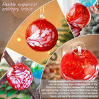 4 Inch Hand Blown Glass Gazing Ball Witches Ball Ornament Garden Patio Window Decor