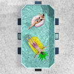 1.8m PVC Folding Pool, Non-Inflatable Portable Swimming Pool for Kids and Adults, Hard Plastic Shell Outdoor Pool with Foldable Design for Backyard, Patio, Beach