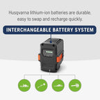 Husqvarna Weed Eater 320iL String Trimmer and 230iB Leaf Blower Bundle, Trimmer and Blower Combo with 4 Ah B140 Battery and 40-C80 Charger Included