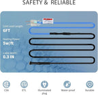 30ft Roof Heat Cable, 5w/ft Constant Wattage, Safe for Roof Ice Dams, Metal or Plastic Gutters, CSA ETL Approved, 120V