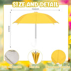 Raincoat Goose Outfit Porch Goose Clothes for 23" Lawn Outdoor Garden Yard Patio Statue Spring Decor (Yellow)