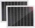 TOPENS TSQ20W Solar Panel 20-Watt 24V Monocrystalline Solar Panel Kit, for Gate Opener, Boat, Yacht, RV, Caravan, Golf Car, Street Lamp, Garden Light and Farm Equipment