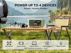 Litheli Portable Power Station 300SE, 255Wh with 100W USB-C Input/Output, 110V Pure Sine Wave AC Outlet, Solar Generator for Camping, Travel, Outdoors, Emergency, LED Display