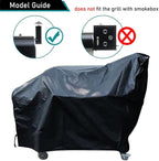 ZJYWSCH Grill Cover for Rec Tec Flagship XL 1400 Pellet Smoker Grill Offset Smoker Cover Outdoor Waterproof for RecTec RT-1400 Flagship 1400 Wood Pellet Grill Cover Heavy Duty