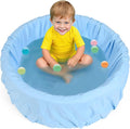 Soft Foam Kiddie Pool - 35.4" x 11.8" Small Kids Swimming Pool with Removable Waterproof Cover, Portable Baby Splash Pool for Toddlers for Backyard, Outdoor, Garden, Summer Water Party